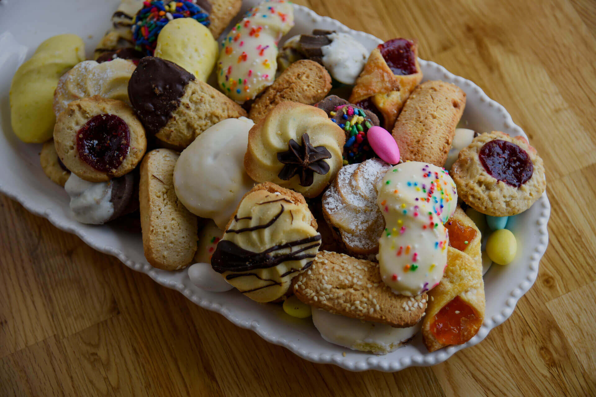 Plate of cookies