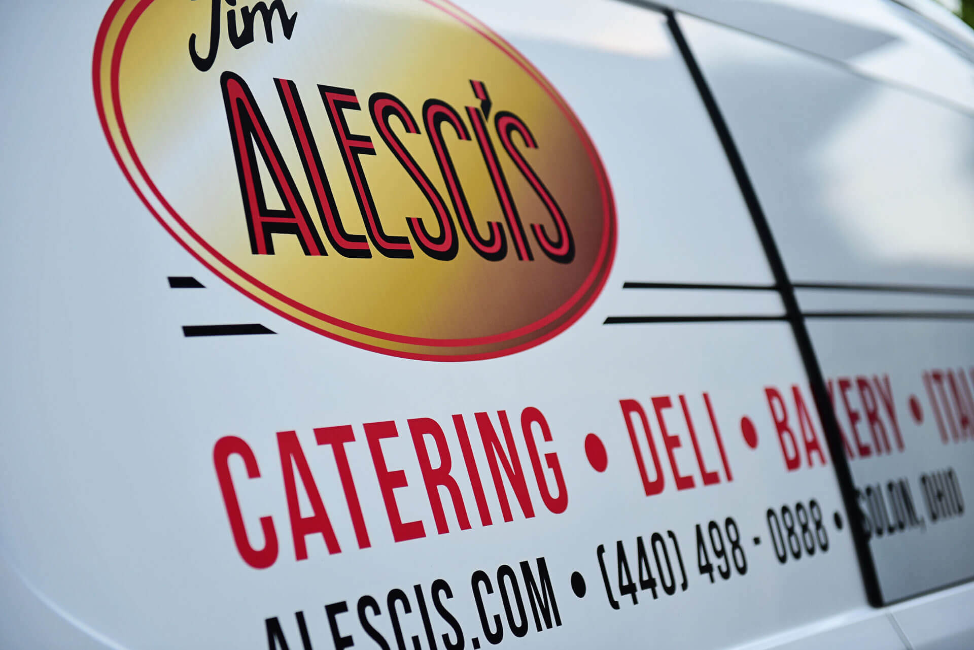 Jim Alesci's Place Catering Van